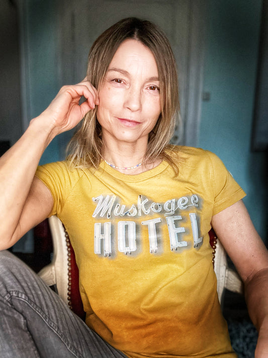 Short sleeve t-shirt - Muskogee Hotel - Ladies
